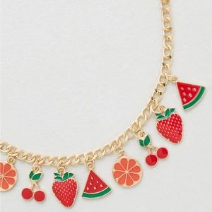 One In A Melon Gold Fruit Necklace